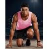 image:imageTACVASEN Mens Tank Tops Quick Dry Sleeveless Workout Muscle Shirt Athletic Bodybuilding Gym Performance Tee Shirts03 Pink