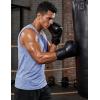 image:imageTACVASEN Mens Tank Tops Quick Dry Sleeveless Workout Muscle Shirt Athletic Bodybuilding Gym Performance Tee Shirts04 Light Blue