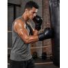 image:imageTACVASEN Mens Tank Tops Quick Dry Sleeveless Workout Muscle Shirt Athletic Bodybuilding Gym Performance Tee Shirts05 Dark Grey