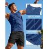 image:imageTACVASEN Mens Tank Tops Quick Dry Sleeveless Workout Muscle Shirt Athletic Bodybuilding Gym Performance Tee Shirts06 Medium Blue