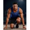 image:imageTACVASEN Mens Tank Tops Quick Dry Sleeveless Workout Muscle Shirt Athletic Bodybuilding Gym Performance Tee Shirts06 Medium Blue