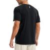 image:imageTACVASEN Mens Workout Shirts Athletic Dry Fit Mesh Short Sleeve Shirts Moisture Wicking Running Performance Gym Tee01 Black