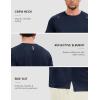 image:imageTACVASEN Mens Workout Shirts Athletic Dry Fit Mesh Short Sleeve Shirts Moisture Wicking Running Performance Gym Tee04 Navy