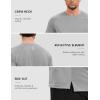 image:imageTACVASEN Mens Workout Shirts Athletic Dry Fit Mesh Short Sleeve Shirts Moisture Wicking Running Performance Gym Tee05 Light Grey
