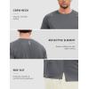 image:imageTACVASEN Mens Workout Shirts Athletic Dry Fit Mesh Short Sleeve Shirts Moisture Wicking Running Performance Gym Tee06 Medium Grey
