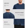 image:imageTACVASEN Mens Workout Shirts Athletic Dry Fit Mesh Short Sleeve Shirts Moisture Wicking Running Performance Gym Tee07 Blue Grey