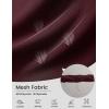 image:imageTACVASEN Mens Workout Shirts Athletic Dry Fit Mesh Short Sleeve Shirts Moisture Wicking Running Performance Gym Tee08 Wine Red