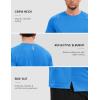 image:imageTACVASEN Mens Workout Shirts Athletic Dry Fit Mesh Short Sleeve Shirts Moisture Wicking Running Performance Gym Tee09 Azure