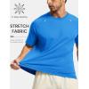 image:imageTACVASEN Mens Workout Shirts Athletic Dry Fit Mesh Short Sleeve Shirts Moisture Wicking Running Performance Gym Tee09 Azure