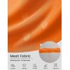 image:imageTACVASEN Mens Workout Shirts Athletic Dry Fit Mesh Short Sleeve Shirts Moisture Wicking Running Performance Gym Tee10 Orange
