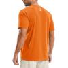 image:imageTACVASEN Mens Workout Shirts Athletic Dry Fit Mesh Short Sleeve Shirts Moisture Wicking Running Performance Gym Tee10 Orange