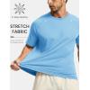 image:imageTACVASEN Mens Workout Shirts Athletic Dry Fit Mesh Short Sleeve Shirts Moisture Wicking Running Performance Gym Tee13 Light Sky Blue