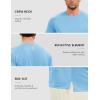 image:imageTACVASEN Mens Workout Shirts Athletic Dry Fit Mesh Short Sleeve Shirts Moisture Wicking Running Performance Gym Tee13 Light Sky Blue