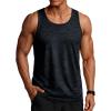 image:imageTACVASEN Mens Tank Tops Quick Dry Sleeveless Workout Muscle Shirt Athletic Bodybuilding Gym Performance Tee Shirts01 Black