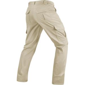 image:imageTACVASEN Mens Tactical Pants Water Resistant Ripstop Cargo Work Pants Lightweight Hiking EDC Outdoor with Pockets06 Light Khaki