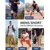 image:imageTACVASEN Mens Athletic Workout Shorts with Zipper Pockets 7 Quick Dry Gym Running Shorts Summer Casual HikingArmy Green