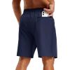 image:imageTACVASEN Mens Athletic Workout Shorts with Zipper Pockets 7 Quick Dry Gym Running Shorts Summer Casual HikingNavy