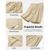 image:imageTACVASEN Mens Corduroy Shorts Casual 6 Inch Inseam Elastic Waist Drawstring Lightweight Summer Beach Shorts with PocketsApricot