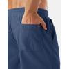 image:imageTACVASEN Mens Corduroy Shorts Casual 6 Inch Inseam Elastic Waist Drawstring Lightweight Summer Beach Shorts with PocketsBluegray