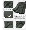 image:imageTACVASEN Mens Corduroy Shorts Casual 6 Inch Inseam Elastic Waist Drawstring Lightweight Summer Beach Shorts with PocketsHazegray