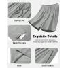 image:imageTACVASEN Mens Corduroy Shorts Casual 6 Inch Inseam Elastic Waist Drawstring Lightweight Summer Beach Shorts with PocketsLgray