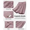 image:imageTACVASEN Mens Corduroy Shorts Casual 6 Inch Inseam Elastic Waist Drawstring Lightweight Summer Beach Shorts with PocketsLgraypurple
