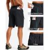 image:imageTACVASEN Mens Hiking Cargo Shorts Quick Dry Lightweight for Outdoor Golf Fishing Tactical Casual with Multi Pockets01 Black