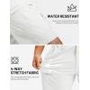 image:imageTACVASEN Mens Hiking Cargo Shorts Quick Dry Lightweight for Outdoor Golf Fishing Tactical Casual with Multi Pockets02 White