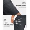 image:imageTACVASEN Mens Hiking Cargo Shorts Quick Dry Lightweight for Outdoor Golf Fishing Tactical Casual with Multi Pockets03 Dark Grey