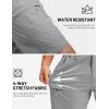 image:imageTACVASEN Mens Hiking Cargo Shorts Quick Dry Lightweight for Outdoor Golf Fishing Tactical Casual with Multi Pockets05 Light Grey