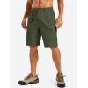 image:imageTACVASEN Mens Hiking Cargo Shorts Quick Dry Lightweight for Outdoor Golf Fishing Tactical Casual with Multi Pockets07 Army Green