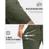 image:imageTACVASEN Mens Hiking Cargo Shorts Quick Dry Lightweight for Outdoor Golf Fishing Tactical Casual with Multi Pockets07 Army Green