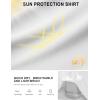 image:imageTACVASEN Mens Sun Shirts UPF 50 Lightweight Fishing Sun Hoodie Long Sleeve UV SPF Swim Shirt Hiking Rash GuardWhite
