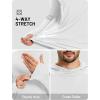 image:imageTACVASEN Mens Sun Shirts UPF 50 Lightweight Fishing Sun Hoodie Long Sleeve UV SPF Swim Shirt Hiking Rash GuardWhite
