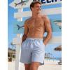 image:imageTACVASEN Mens Swim Trunks with Compression Liner 7 Inch Bathing Suit Board Shorts Quick Dry with Mesh PocketsBlue Stripe