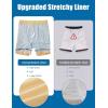 image:imageTACVASEN Mens Swim Trunks with Compression Liner 7 Inch Bathing Suit Board Shorts Quick Dry with Mesh PocketsCyellow