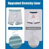 image:imageTACVASEN Mens Swim Trunks with Compression Liner 7 Inch Bathing Suit Board Shorts Quick Dry with Mesh PocketsLakeblue