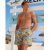 image:imageTACVASEN Mens Swim Trunks with Compression Liner 7 Inch Bathing Suit Board Shorts Quick Dry with Mesh PocketsLemon