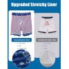 image:imageTACVASEN Mens Swim Trunks with Compression Liner 7 Inch Bathing Suit Board Shorts Quick Dry with Mesh PocketsOctopus