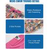 image:imageTACVASEN Mens Swim Trunks with Compression Liner 7 Inch Bathing Suit Board Shorts Quick Dry with Mesh PocketsTfruit