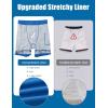 image:imageTACVASEN Mens Swim Trunks with Compression Liner 7 Inch Bathing Suit Board Shorts Quick Dry with Mesh PocketsVblue