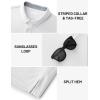 image:imageTACVASEN Polo Shirts for Men Short Sleeve Golf Polos Dry Fit Moisture Wicking Collared Shirt Athletic Performance CasualWhite