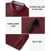image:imageTACVASEN Polo Shirts for Men Short Sleeve Golf Polos Dry Fit Moisture Wicking Collared Shirt Athletic Performance CasualWinered