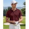 image:imageTACVASEN Polo Shirts for Men Short Sleeve Golf Polos Dry Fit Moisture Wicking Collared Shirt Athletic Performance CasualWinered