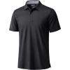 image:imageTACVASEN Polo Shirts for Men Short Sleeve Golf Polos Dry Fit Moisture Wicking Collared Shirt Athletic Performance CasualBlack