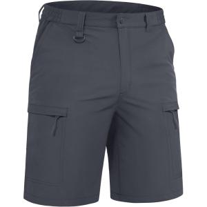image:imageTACVASEN Mens Hiking Cargo Shorts Quick Dry Lightweight for Outdoor Golf Fishing Tactical Casual with Multi Pockets03 Dark Grey