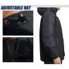 image:imageTACVASEN Ski Jacket for Men Winter Warm Windproof Rain Jacket Hooded Snow Coat Black Grey XL