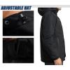 image:imageTACVASEN Mens Skiing Jacket Windproof Winter Snowboard Coat Waterproof Raincoat Zip Up Black XL