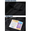 image:imageTACVASEN Mens Skiing Jacket Windproof Winter Snowboard Coat Waterproof Raincoat Zip Up Black XL
