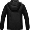 image:imageTACVASEN Mens Skiing Jacket Windproof Winter Snowboard Coat Waterproof Raincoat Zip Up Black XL